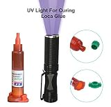 MMOBIEL UV Light Flashlight Torch with UV LOCA 5ml Unit Liquid Optical Clear Adh...