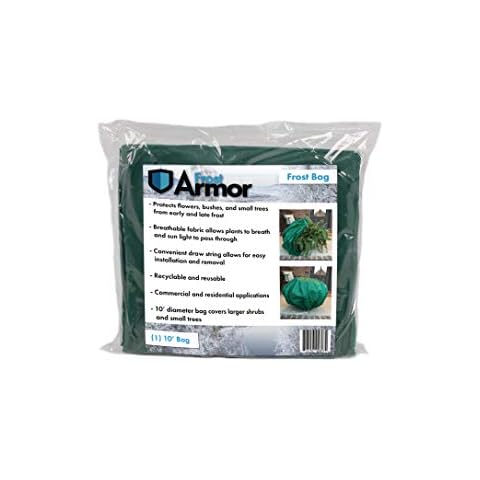 Garden Armor Frost Armor Bag, 80x20 inches, Outdoor Wind Protection for Plants, Protects from Freezing Temperatures and Frost, Reusable, Recyclable, UV Resistant, Breathable Fabric Cover