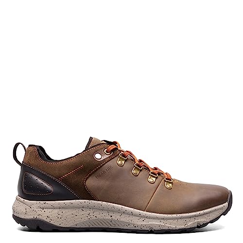 Florsheim Tread Lite Plain Toe Lace-Up Brown Crazy Horse/Suede 7 W (3E) #TOP1