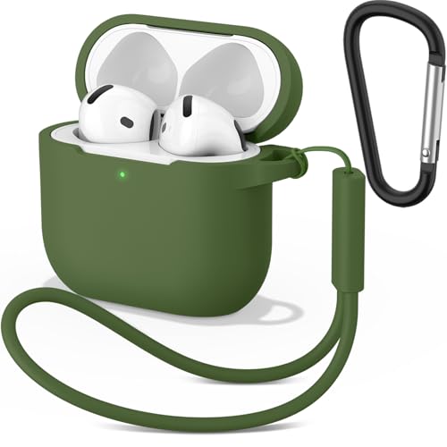 Ya en manzanajugosa.com: Wanme Funda para AirPods 4 Case, Fundas Protectora Apple AirPods 4 de Silicona Suave, Case Cover Totalmente Resistente Arañazos y Polvo, Estuche Protector con Llavero y Correa de Mano, LED Visible