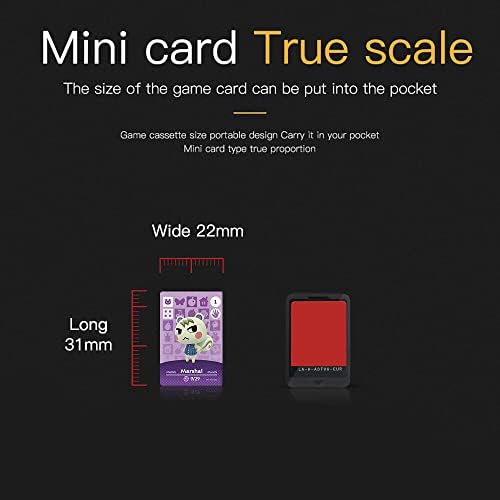 ACNH 32 PCS NFC Tag Game Cards Rare Villager Mini Cards for Animal Crossing New Horizons/New leaf for Switch/Switch Lite/Wii U/New 3DS with Storage Box