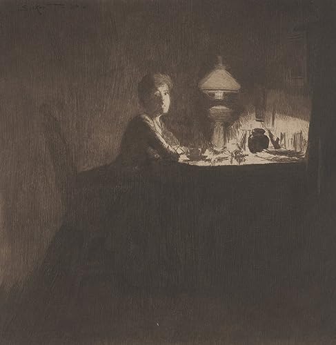 Tableau Toile Walter Richard Sickert 60x90cm Portrait d'Art pour Décoration Murale