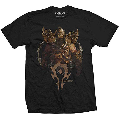 Image of Rockoff Trade Men's Warcraft Blackhand Comp T-Shirt, Black (Black Black), Small
