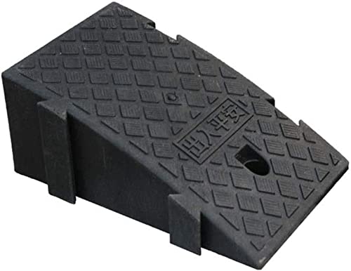 Ramps Curb Ramps Sidewalk Ramps Color Plastic Step Mat Plastic Triangle Pad School Garage Bicycle Ramps Multifunction Service Ramps/Purple/45 * 25 * 19Cm