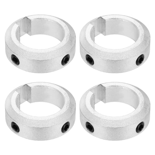 MECCANIXITY 4 Pack Shaft Collar, Aluminum Alloy 1