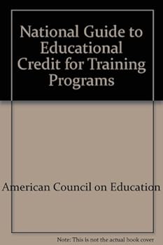 Hardcover Natl Guide Educational Credit for Training Programs 1992/93 Book