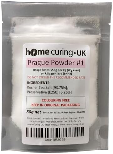 Surfy's Prague Powder #1 Instacure No.1 Pink Curing Salt (80g) - Colouring Free
