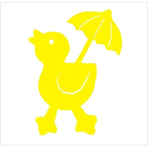 Intercoat Duck with Umbrella Tile Stickers Cover