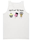 Finest Prints About to Meet Mr. Diabetes Débardeur pour homme, blanc, S