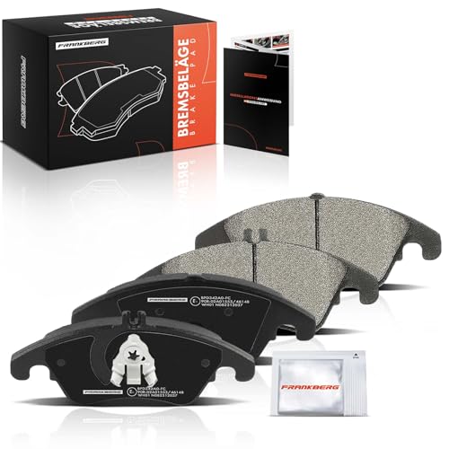 Frankberg Brake Pad Set incl. 4x Pads Front Compatible with E-Class T-Model S212 E-Class W212 E-Class Cabriolet A207 Replace# 0054201020,0074207520