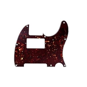 Musiclily 8 Schroefgaten Tele Gitaar Slagplaat Humbucker HH voor USA/Mexican Fender Standard Telecaster Moderne Stijl, 4…