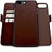 Produktbild Dreem Fibonacci 2in1 Handyhülle Flipcase für iPhone 7/8 Plus | Magnetisches iPhone Case | TPU Etui Lederhülle Schutzhülle, RFID Schutz, Veganes Kunstleder, Geschenkbox | Kaffeebraun