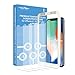 Beam Electronics Screen Protector for iPhone X,XS,11 Pro (4 Pack) Tempered Glass Screen Protector with Advanced Clarity [3D Touch] Works w/Most Cases 99% Touch Accurate-All Accessories Included