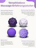 Willingood Silikon Magnetkugeln Fidget Toys, 8 Stück Magnetische Kugeln Sensorik Spielzeug, Tragbares Anti-Stress Spiel Ball, Stimming Sensory Toy für Kinder und Erwachsen (Lila)