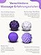 Silikon Magnetkugeln Fidget Toys, 8 Stück Magnetische Kugeln Sensorik Spielzeug, Tragbares Anti-Stress Spiel Ball, Stimming Sensory Toy für Kinder und Erwachsen (Lila)