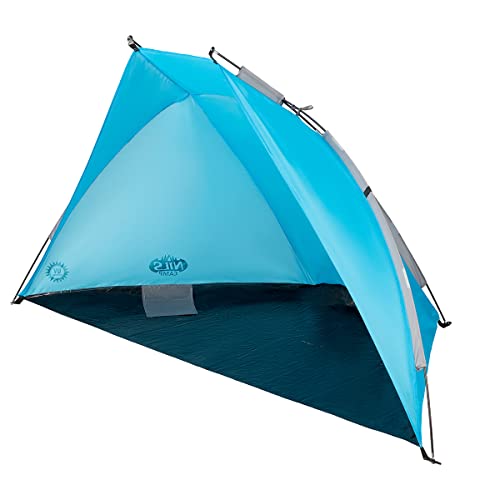 Spokey Strandzelt 210 x 105 cm Pop-Up Strandzelt Wurfzelt