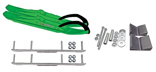 C&A Pro Green XCS Snowmobile Skis w/ 4.5
