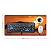 Sunset African Savanna Desk Mat Non-Slip Laptop Writing Pad Large Keyboard Mousepad with Rubber Base 23.6