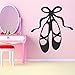 Stickers Ballerine - T-MK815 - Noir - 57x63 cm