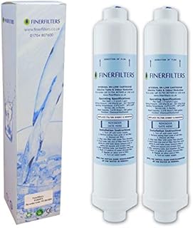 2 x Finerfilters Compatible Replacement Water Filters for Lamona HK1032 Fridge & Drinking Water Filter