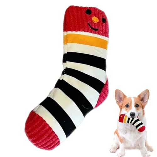 Kauspielzeug für Hunde, bissfest, quietschend, Reinigungsspielzeug für kleine Rassen, Outdoor, Innenbereich, Park, Spaziergänge, Strand, Rasen, Garten, Hinterhof