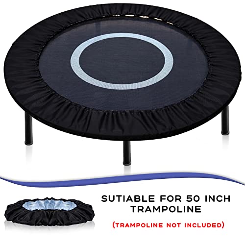 Trampoline Spring Cover Round Trampoline Replacement Safety Cover 600D Oxford Cloth Optional Cover For Small Trampoline Serviceable Waterproof Frame Cover For Home (Black, 40 Inch) #TOP1