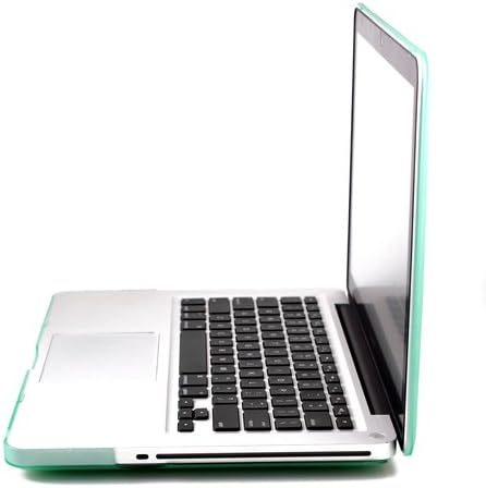 GMYLE Soft-Touch Frosted Hard Case for MacBook Pro 13 inch with CD-ROM (Model: A1278) - Aqua Green