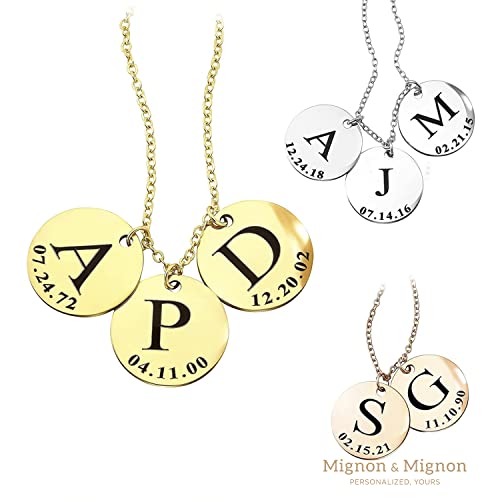 Personalized Gifts Delicate Initial Necklace Handmade Necklace For Women Graduation Gift For Best Friend Family Name Jewelry Mother Daughter Necklace Valentines Day Gifts For Her -Lcn-Id-L #TOP1