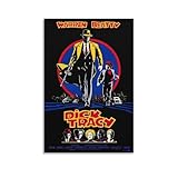 Dick Tracy Movie Poster1 Poster Decorative Painting Canvas Wall Art Living Room Posters Bedroom Painting 08x12inch(20x30cm)