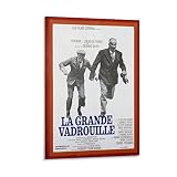 Vintage Movie Posters La Grande Vadrouille Thrilling Tense and Humorous Escape Story Wall Art Painti