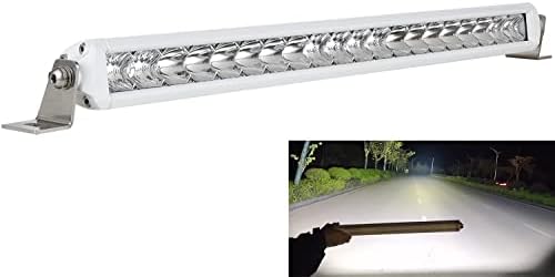 SMIXCTEK Led Boat Light Bar, 22inch 100W Led Light Bar White IP69k Waterproof Marine Yacht Lights, Spot Flood Combo LED Off Road Light Bar Driving Lights for Pickup Truck UTV ATV SUV Boat