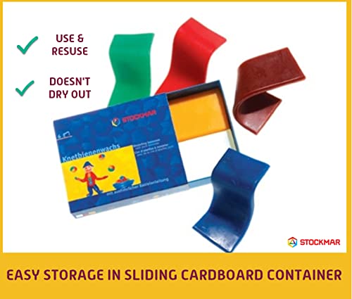 Stockmar Decorative Modelling Beeswax - 6 Colors - 100X40 Mm #TOP2