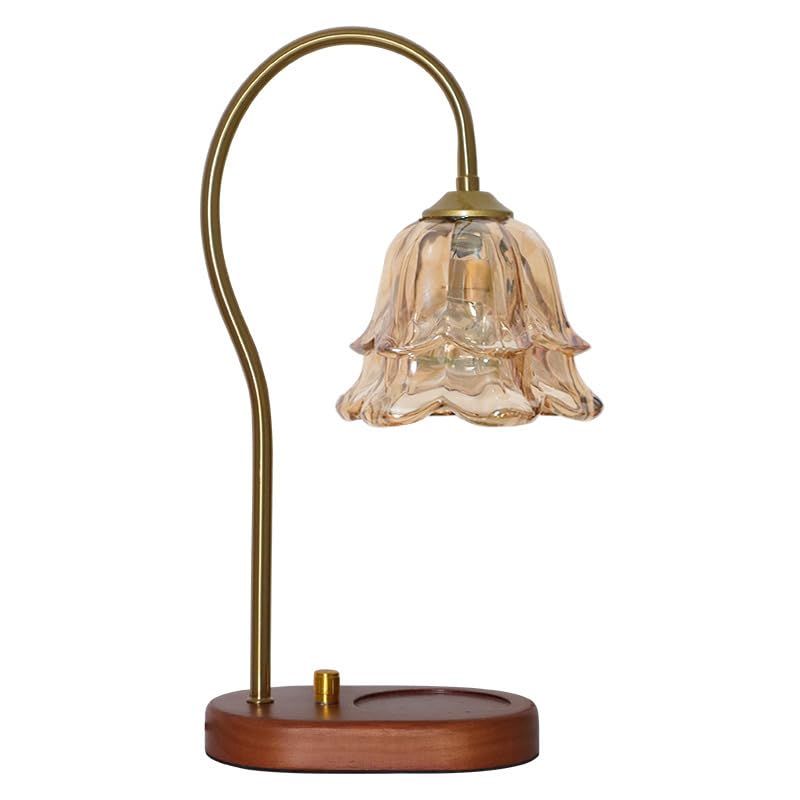 Lampe d'aromathérapie eassl en verre élégant pour fondre la cire