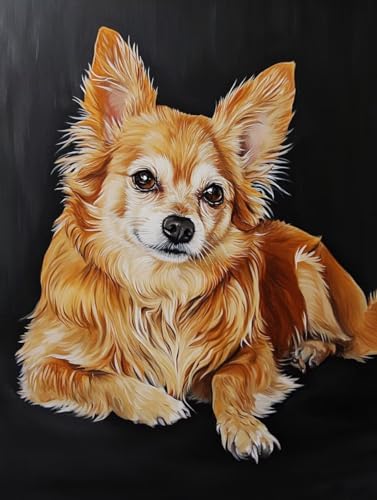 Broderie Diamant Kit Complet motif animal 70x95cm, le cadeau idéal pour passionnés de DIY