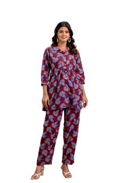 Women's Floral Cotton Co-ord Set-picture-23