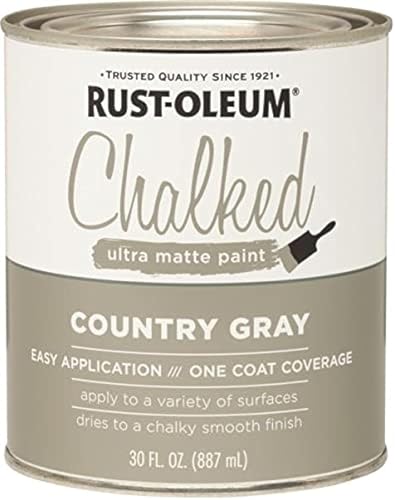 Rustoleum 285141 30 Oz Country Gray Chalked Ultra Matte Paint Rustoleum 285141 30 Oz Country Gray Chalked Ultra Matte Paint