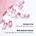 Sigaitwax Natural Makeup Remover OLI,Makeup Remover Oil Mini and Gentle Cleansing Remover Oil for All Skin Types-Nourishing and Gentle,Individually Packaged -Travel-Friendly(Rose 20 Pcs)