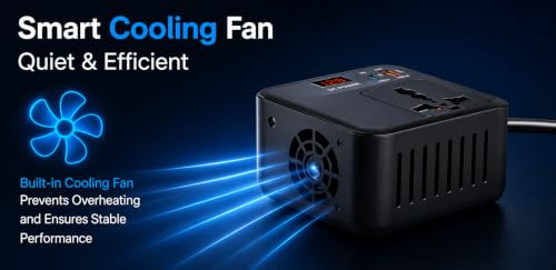 Image of 200W Car Power Inverter, 12V DC to 220V AC Converter with 2 AC Universal Outlets, 30W PD USB-C & Dual USB QC3.0 Fast Charging, Car Laptop Charger for Mobile, Laptop, Tablet & Electronics