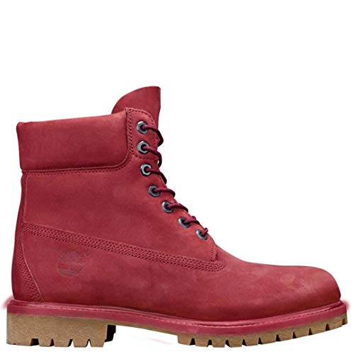 Image of Timberland Mens 6-Inch Premium Waterproof Pomegranate Boot - 11.5 M
