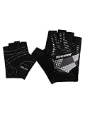 Ziener Kinder CENOLI Fahrrad, Mountainbike, Radsport-Handschuhe | Kurzfinger-Atmungsaktiv/dämpfend, Black, M