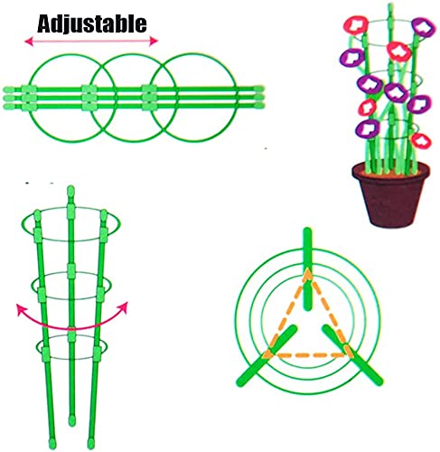 Anzmtosn Metal Plant Support Rings #TOP11