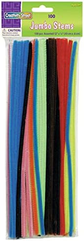 Pipe Cleaners - Creativity Street Jumbo Stem 100-Count Assortment