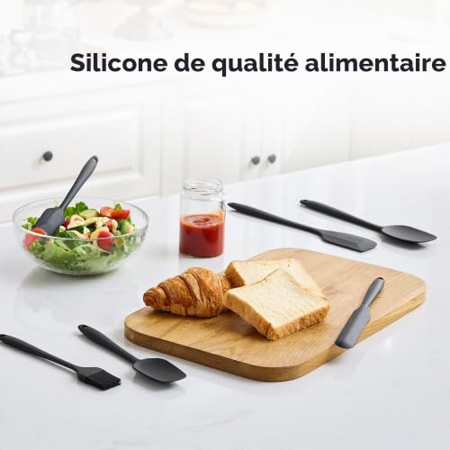 Lot 6 spatules silicone 248°C antiadhésives Moonlit Pond – Image 3