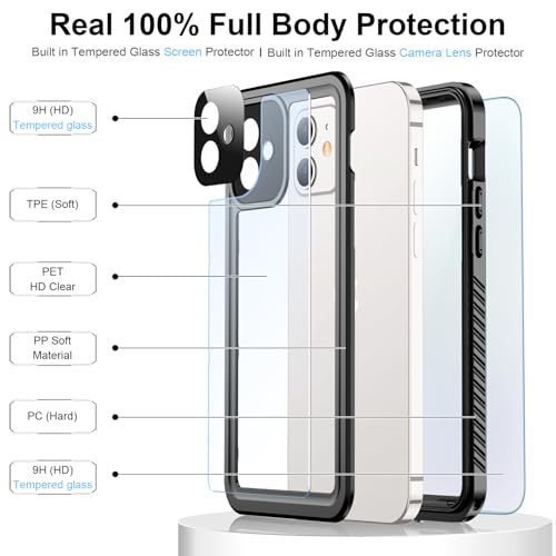 Image of Clear Case Compatible with iPhone 12 Case /Compatible with iPhone 12 Pro Case - Clear