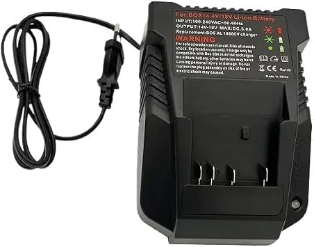 Compatible for Bosch 18V Rechargeable Lithium-Ion Battery 3.0Ah/4.0Ah/5.0Ah/6.0Ah - High Capacity for Power Tool Battery PacksCharger-1PCS