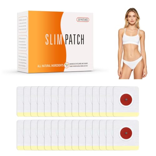 30 Parches para Adelgazar y Quemar Grasa del Abdomen – Extractos Naturales, Detox y Reducción de Cintura – Pérdida de Peso Rápida – Válido para Mujer y Hombre