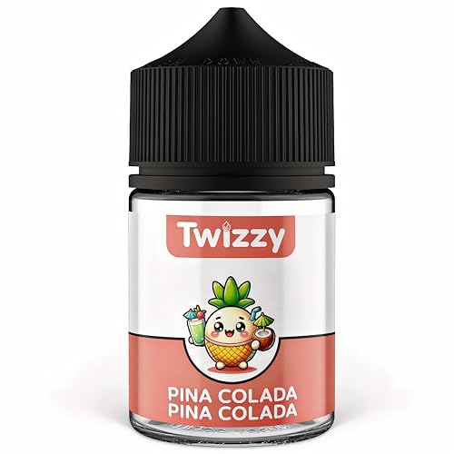 Twizzy Pina Colada Lebensmittelaroma - 60ml - Intensives Aroma – Ideal zum Backen, in Lebensmitteln & Getränken, auch für Vernebler, Nebelmaschinen, uvm.