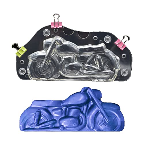 TUKE 3D Motorcycle Chocolate Candy Mould Fondant Chocolate Jelly Cake Mold for DIY Home Baking Tool by TUKE - Used condition - US$7.06