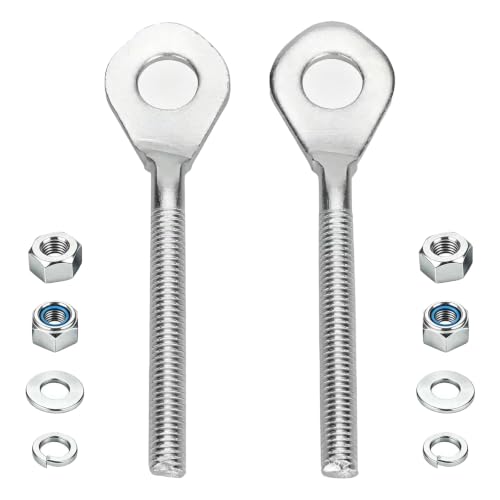 2 Pack 13mm Chain Axle Adjusters for 4 Wheelers Compatible with 110cc 125cc 250cc Syuan Tao and Off Road Vehicle Chain Tensioner Adjusters Durable and Reliable Accessories