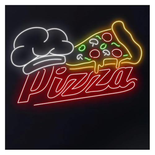 Enseignes au néon de pizzerias pour moderniser une décoration de restaurant